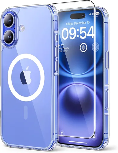 Vista 44 de TAURI Funda para iPhone 17, antiamarilleamiento con protector de pantalla, protección de grado militar, a prueba de golpes, delgada para iPhone 17