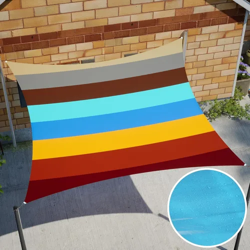 Vista 8 de Royal Shade Toldo parasol impermeable triangular gris de 4 x 4 x 4 pies, para hacer toldo rsTADT12, UPF50+ 98% de bloqueo UV, resistente al agua