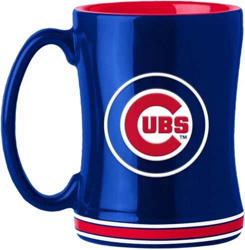 Vista 2 de MLB - Taza unisex de 14 oz con relieve esculpido