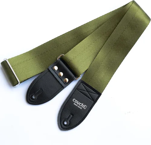 Vista 24 de Couch LA CORREA DE GUITARRA ORIGINAL DE CINTURÓN DE SEGURIDAD RECICLADO Fabricada en EE.UU. Correas de Guitarra (Todo Blanco)