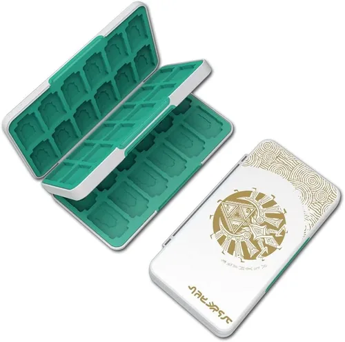 Vista 21 de PERFECTSIGHT Funda para tarjetas de juego de 48 interruptores para Nintendo Switch OLED/ Lite 48 funda de cartucho para tarjetas de juego y tarjetas