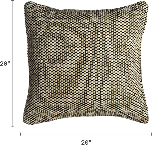 Vista 5 de Fab Habitat Almohada para interiores y exteriores hecha de hilo de poliéster reciclado, resistente a las manchas, lavable a máquina, inserto