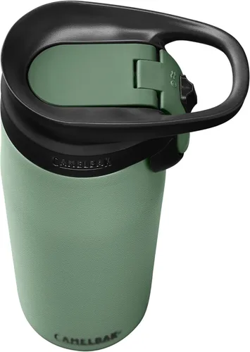 Vista 6 de CamelBak Forge Flow - Taza de café y viaje de 20 onzas, acero inoxidable aislado, base de silicona antideslizante, fácil operación con una sola mano