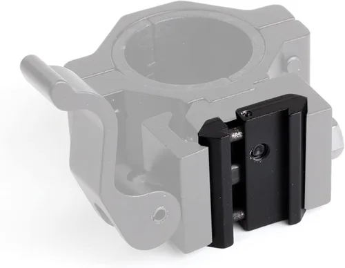 Vista 6 de Adaptador ajustable de 0.787 in Picatinny a 0.433 in, mini convertidor de riel de aleación de aluminio ligero