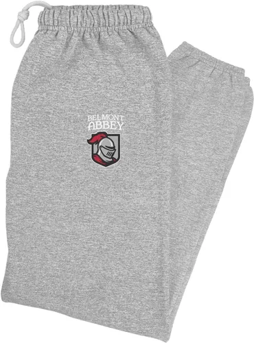 Vista 336 de LOGOVISION Pantalones deportivos, jogger para hombre con logotipo primario colegial, colección Heather atlética