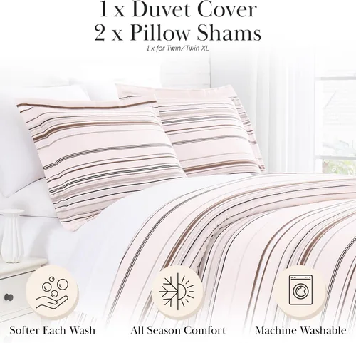 Vista 64 de Southshore Fine Linens - Juego de fundas para edredón de gran tamaño, 3 piezas 22 - Boho Paisley Azul Ceniza