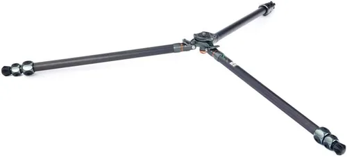 Vista 3 de 3 Legged Thing Legends Mike - Trípode de base de nivelación de fibra de carbono, 3 secciones ajustables para cámara y video con base de nivelación