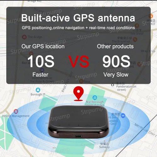 Vista 7 de Android 12.0 CarPlay Ai Box Wireless CarPlay Adaptador Convertir Android Auto Qualcomm Octa Core 4+64GB Google Play Store, Netflix, YouTube Online