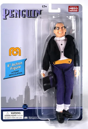 Mego DC Comics Penguin - Figura de acción (8 pulgadas), multicolor
