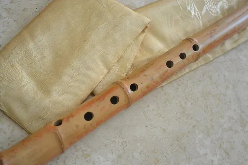 8 Agujero Shakuhachi Dongxiao Flauta de bambú G Key Zen Instrumento Natural shakuhachi estilo boquilla