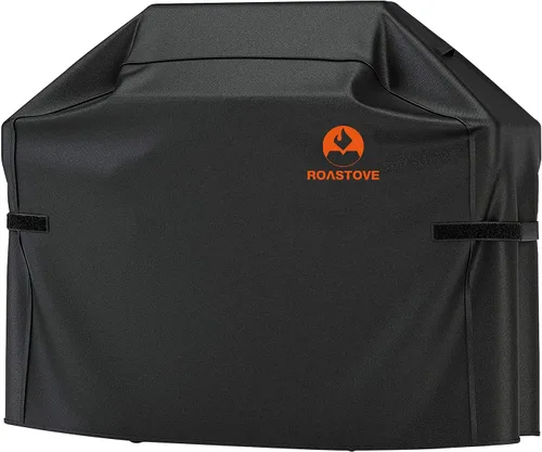 Vista 6 de Roastove Funda para parrilla de barbacoa, 600D resistente tela Oxford para Weber, Brinkmann, Char Broil, etc.