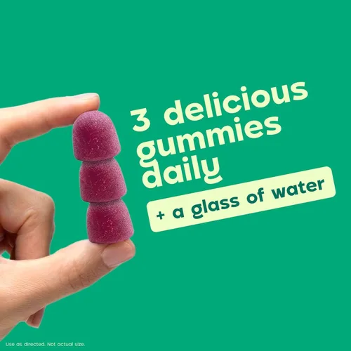 Vista 3 de Dulcolax Gomitas Daily Gut Support, fórmula de magnesio, sin estimulantes, sabor a bayas, 60