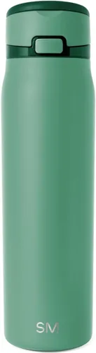 Vista 10 de Simple Modern Mesa Loop - Botella de agua con popote y asa cubiertos, botellas de acero inoxidable aisladas de 24 onzas aptas para portavasos
