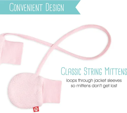 Vista 8 de Zutano Manoplas de forro polar para bebé niño