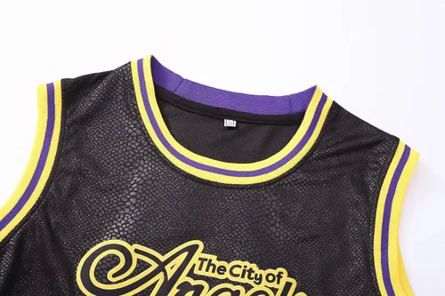 Vista 5 de ChezMax Camiseta de baloncesto para hombre camiseta de baloncesto 24 transpirable cómoda para bordar camisas deportivas