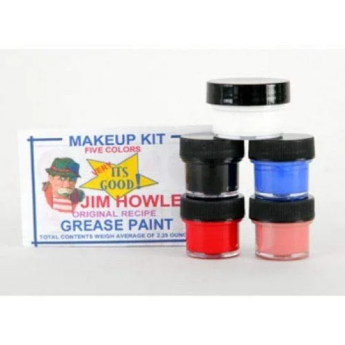 Paletas de maquillaje de payaso Jim Howle (5 colores)