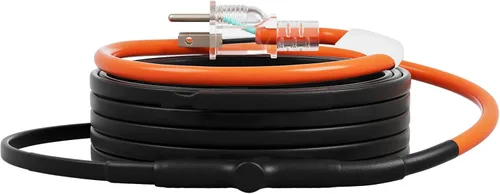 Vista 21 de VEVOR Cable de calefacción de tubería autorregulable, cinta térmica de 3 pies y 5 W/pies para protección contra congelación de tuberías, cable