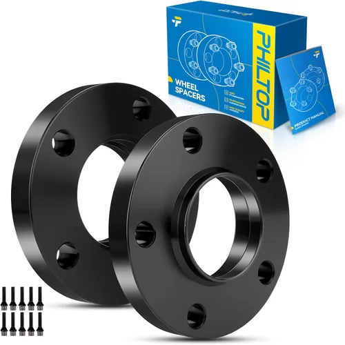 Vista 138 de PHILTOP 4x100 1.25" Espaciadores de rueda para Yaris, 2 piezas de espaciadores de rueda centrados en buje con 54.1mm de diámetro interior del buje