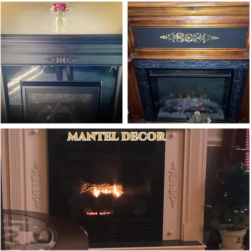 Vista 9 de MUXSAM Apliques de madera, calcomanías talladas para muebles, paquete de 4 unidades, decoración de tallado de madera sin pintar para puerta