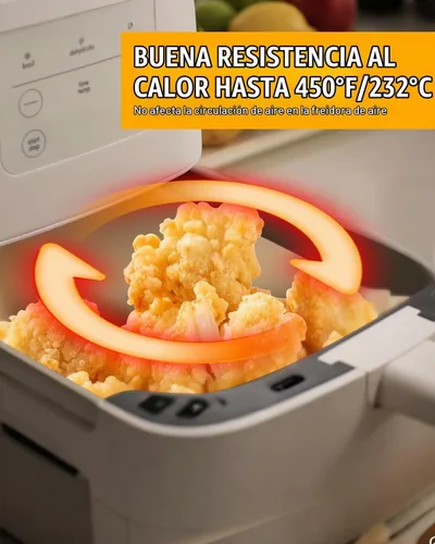 Vista 5 de 130 forros de papel para freidora de aire bella de 4 cuartos de galón