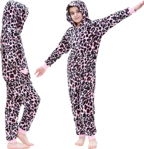 Vista 5 de A2Z - Pijama de una pieza para niños de 5 a 13 años