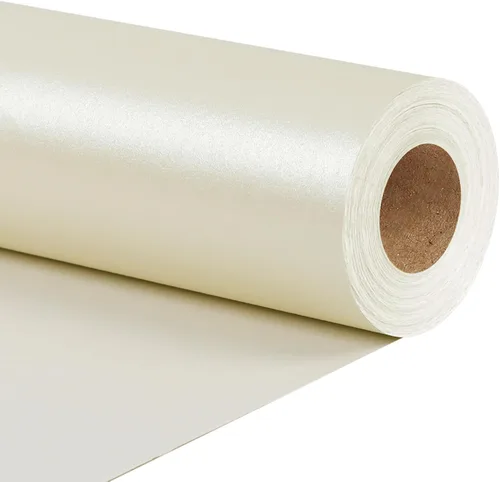 Vista 20 de LaRibbons Papel de regalo negro, mini rollo de 17 pulgadas x 33 pies, rollos de papel de regalo de cumpleaños de color sólido con brillo perlado