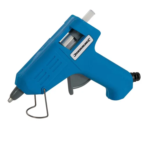 Silverline 100012 Mini pistola de pegamento, 230 V, 7-10 W