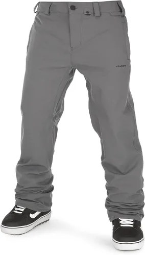 Volcom Frickin Pantalón chino de snowboard para hombre negro Black Military
