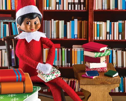 Vista 4 de MasterPieces Juego de rompecabezas – Paquete de 4 rompecabezas de 100 piezas para niños – Elf on the Shelf paquete de 4 – 8"x10
