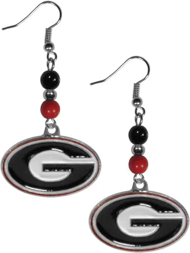 Vista 3 de Siskiyou Pendientes colgantes de cuentas deportivas de la NCAA