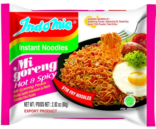 Vista 13 de Indomie Mi Goreng - Fideos salteados instantáneos, certificado Halal, sabor original (paquete de 15)