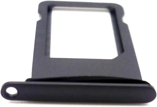 Vista 6 de 2 ranuras de repuesto para bandeja de tarjeta SIM individuales compatibles con iPhone SE (2020) (negro)