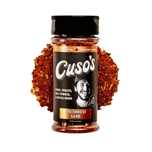 Vista 13 de Cuso Cuts Dust BBQ Seasoning Rub - Condimento para barbacoa en polvo para carne de res, para ahumar, parrilla y marinada - Especias para filetes