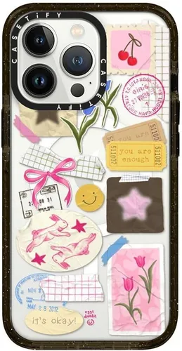 Vista 26 de CASETiFY Impact - Funda para iPhone 13 [Probada contra caídas de grado militar 4X / Protección contra caídas de 8.2 pies / Compatible con Magsafe]