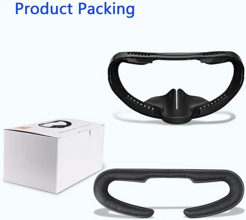 Vista 8 de Compatible with Playstation VR2 Face Bracket Replacement,VR PU Leather Facial Interface Pad Protective for PSVR2,Sweat-Proof Comfortable Face Cover