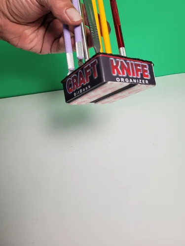 Vista 6 de Soporte organizador de cuchillos Hobby para Xacto, cuchillos de precisión y bisturíes