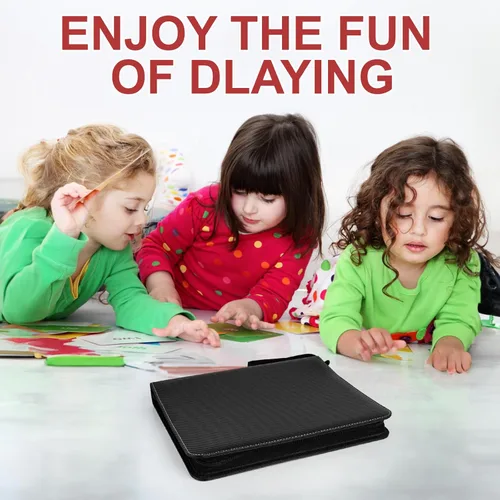 Vista 5 de Álbumes para cartas coleccionables, fundas protectoras para cartas coleccionables, carpeta para tarjetas de 18 bolsillos, estuche para cartas de 900