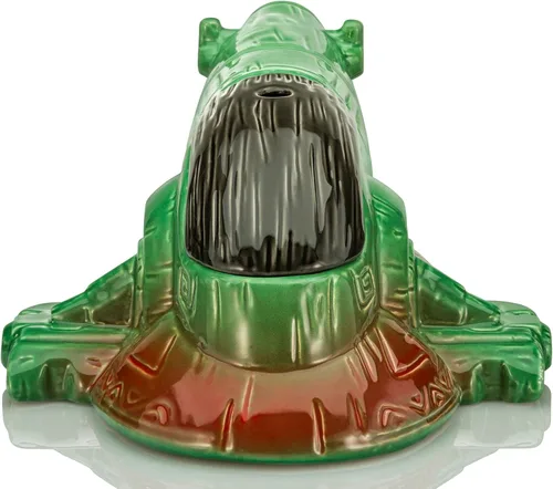 Vista 4 de Geeki Tikis Star Wars Boba Fett Firspray Starship - Juego de cuencos de boxeo de 24 onzas con mini vaso Muglet