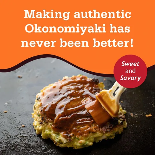 Vista 6 de Salsa Okonomi Otafuku, cobertura vegana japonesa para panqueques Okonomiyaki (17.6 onzas)