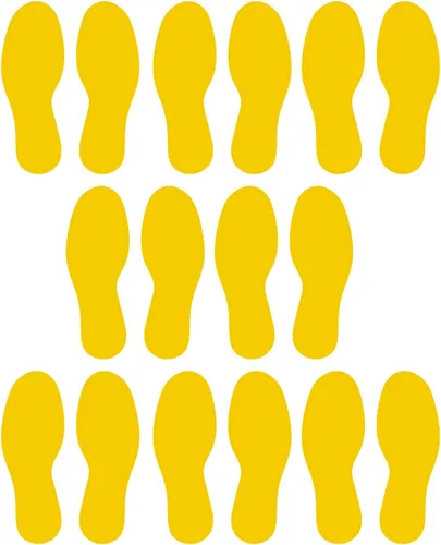 Vista 30 de LiteMark Calcomanías de vinilo para piso, calcomanías de línea para suelo de aula, oficinas, bailes, eventos, marcadores de puntos duraderos con Azul