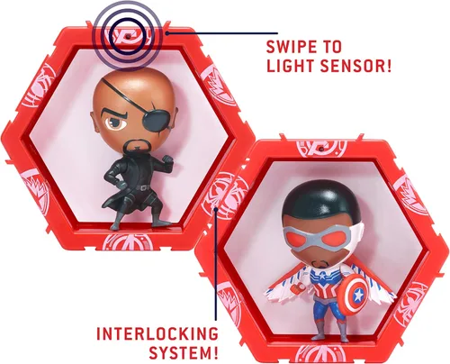 Vista 3 de Wow! PODS Colección de los Vengadores de Marvel – Nick Fury Figura de cabeza de juguete de superhéroe iluminada Juguetes coleccionables