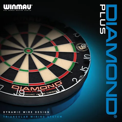 Vista 5 de Winmau Diamond Plus Dartboard