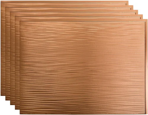 Vista 39 de FASÄDE Ripple - Panel decorativo de vinilo decorativo para salpicaduras de 18 x 24 pulgadas en plata argente (paquete de 5)