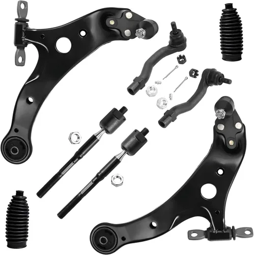 Vista 298 de Detroit Axle - Kit de brazos de control de extremo de 8 piezas para Toyota 2001-2003 Highlander 2002-2003 Camry Lexus ES300, 2 brazos de control
