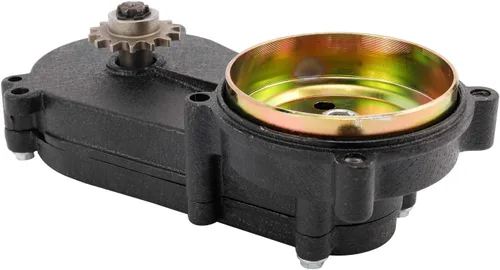 Vista 4 de NovelBee Caja de Engranajes de Transmisión de Motocicleta para Motor de 47cc y 49cc de 2 Tiempos, Mini Moto de Bolsillo (Negro)