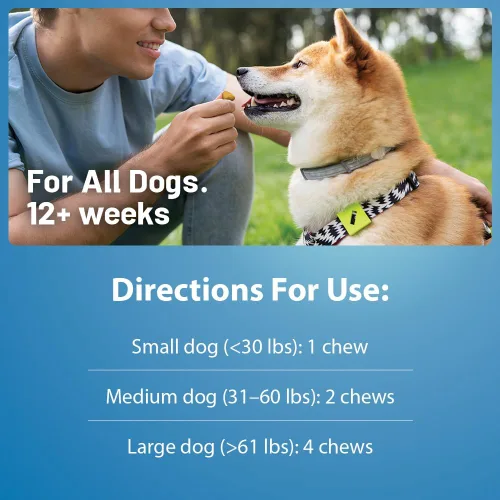 Vista 5 de Omega 3 para perros - Masticables suaves para apoyar las articulaciones de los perros - Suplemento de aceite de pescado para perros con EPA y DHA