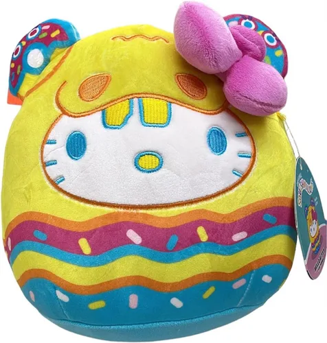 Vista 3 de Squishmallows Hello Kitty Tuxedosam My Melody - Juego de 3 peluches (8 pulgadas)