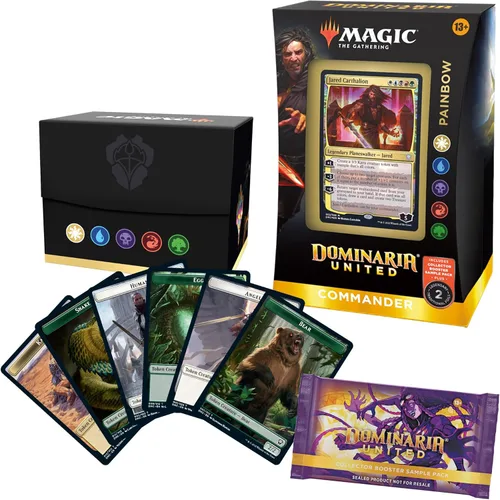 Vista 2 de Magic: The Gathering Dominaria United Commander Deck – Painbow + Collector Booster Sample Pack