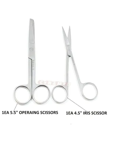 Vista 6 de Juego de 34 piezas de disección de disección para estudiantes de anatomía de laboratorio de biología avanzada con cuchillo de bisturí, mango