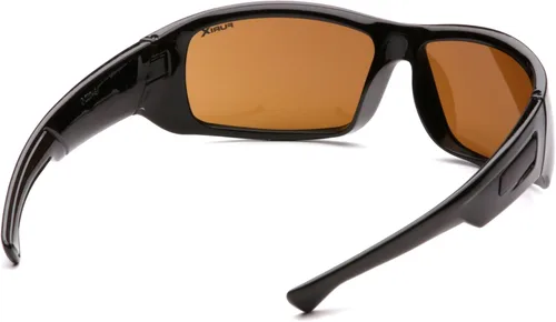 Vista 4 de Pyramex Furix Safety Glasses Black Frame Clear Anti-Fog Lens